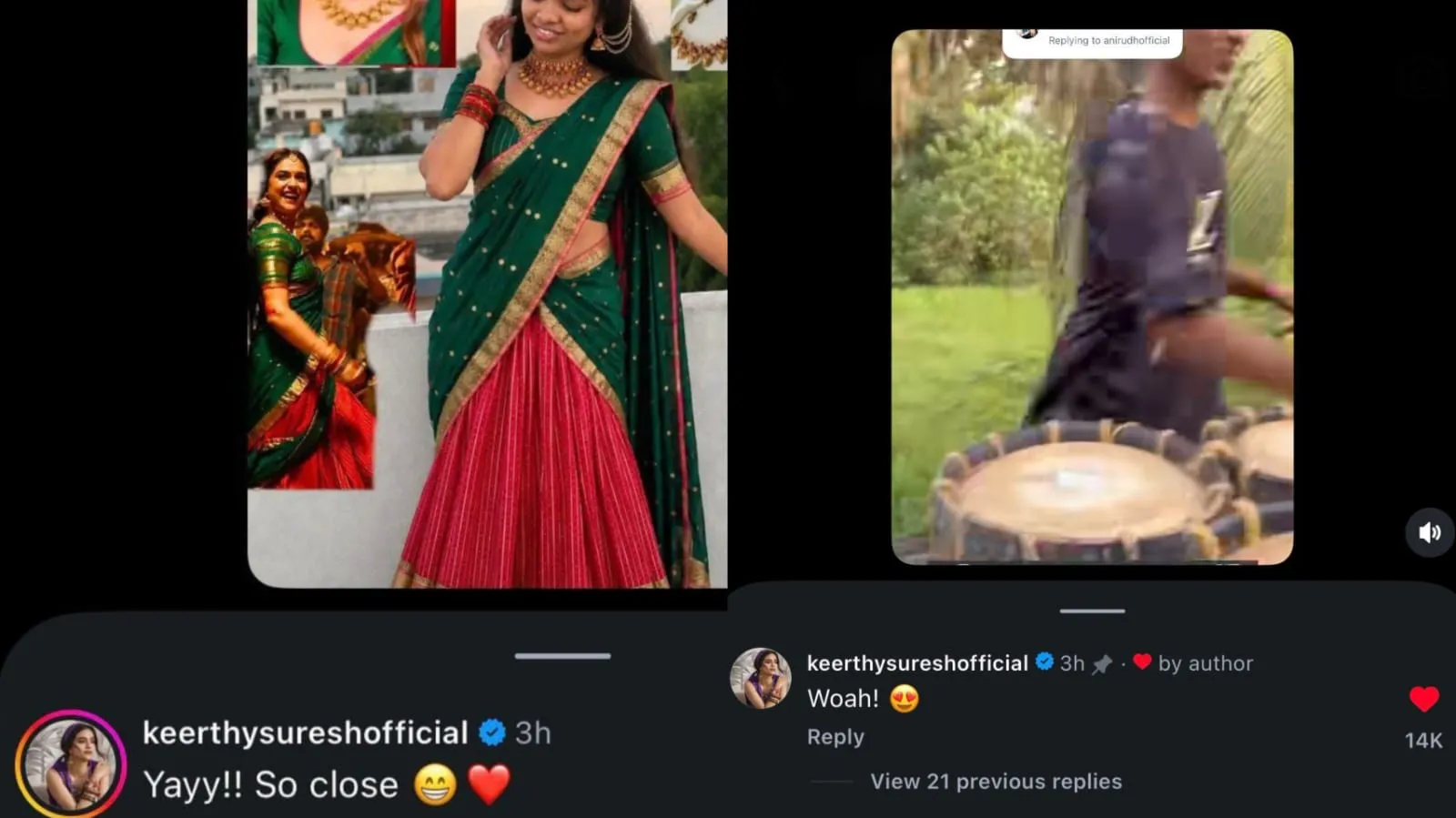 Keerthy Suresh Wins Hearts With Adorable Reactions to Fans Recreating Her Viral Yeshanagula Moments